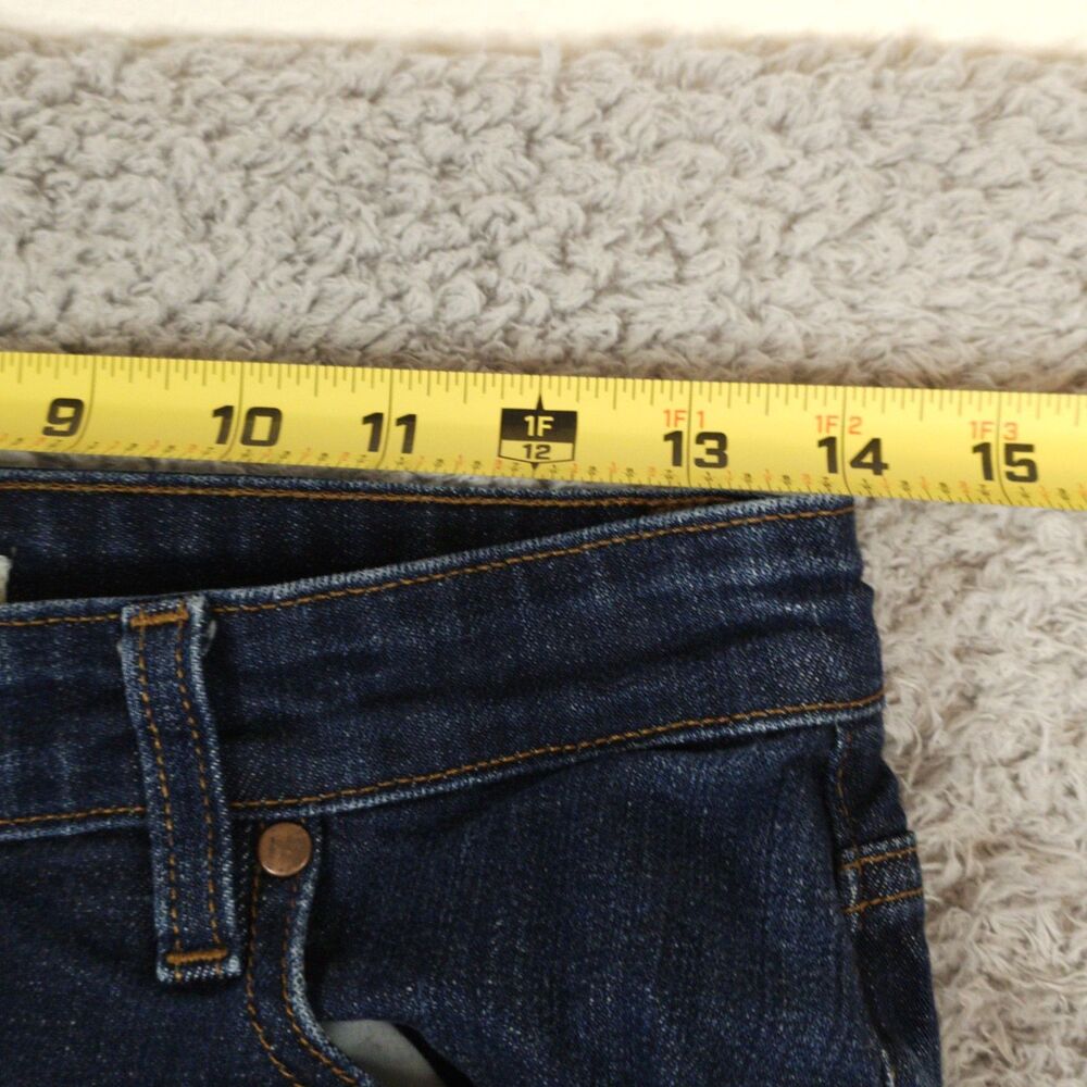 Eileen Fisher Women’s Dark Wash Jeans Size 2 Wide Leg Organic Cotton Minimalist - Picture 6 of 6